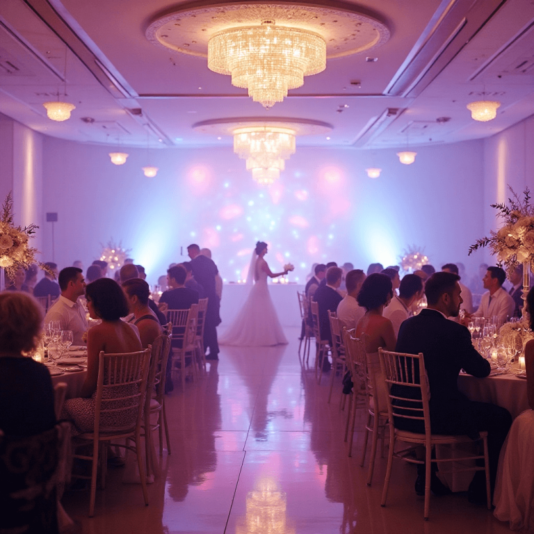 "Event coordinator managing schedule and logistics on the day of a wedding, ensuring smooth event flow."